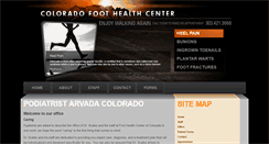 Desktop Screenshot of foothealthcolorado.com